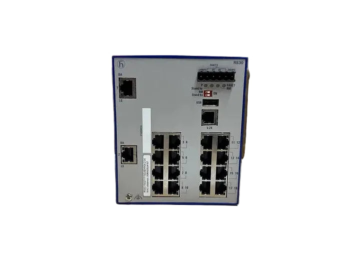 Conmutador Ethernet industrial Hirschmann RS30-1602T1T1SDAE para rieles | Gestionado | Carril DIN