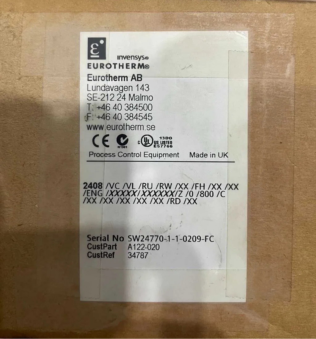 Controlador de temperatura de proceso Eurotherm 2408 E-PULS | PAAB Suecia | 24–240 V CA