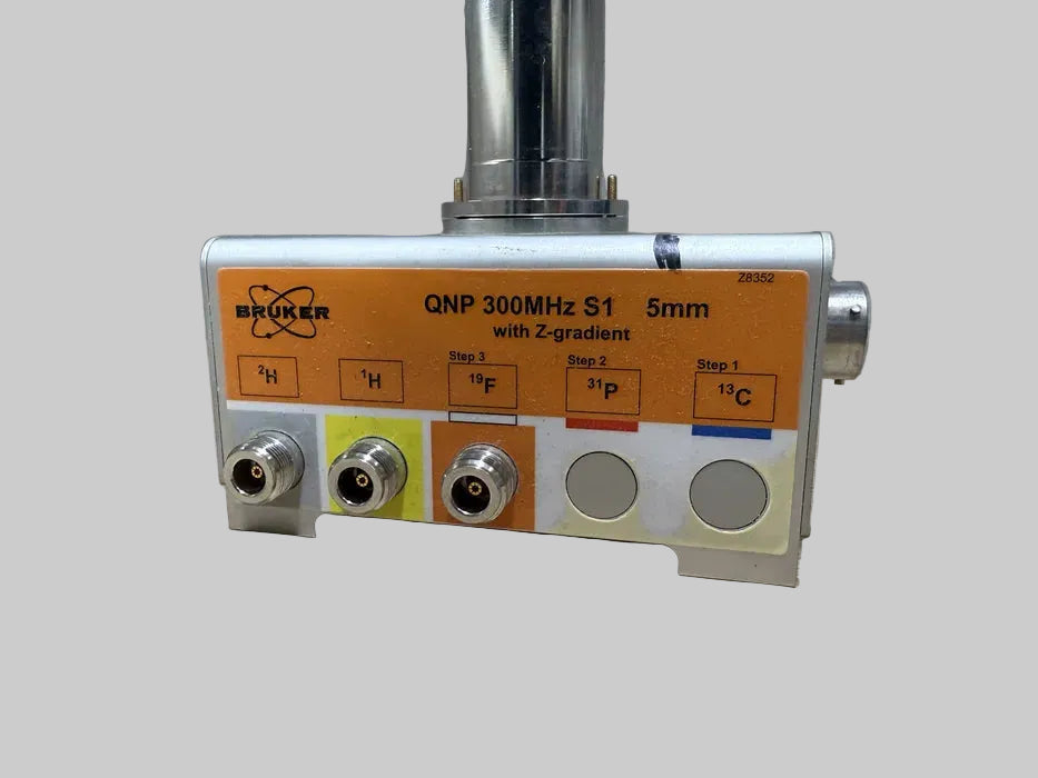 Sonda de RMN Bruker QNP 300 MHz S1 de 5 mm con gradiente Z | Z8352 | 1H / 13C / 31P / 19F | B-TO2000