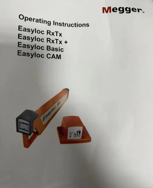 Megger Easyloc Tx Rx Kabel- und Rohrsuchgerät-Set 33 kHz Leitungsorter