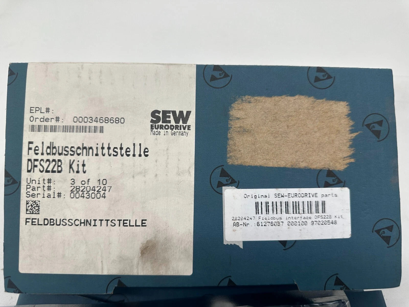 SEW-EURODRIVE DFS22B Fieldbus Interface Kit – Part No. 28204247