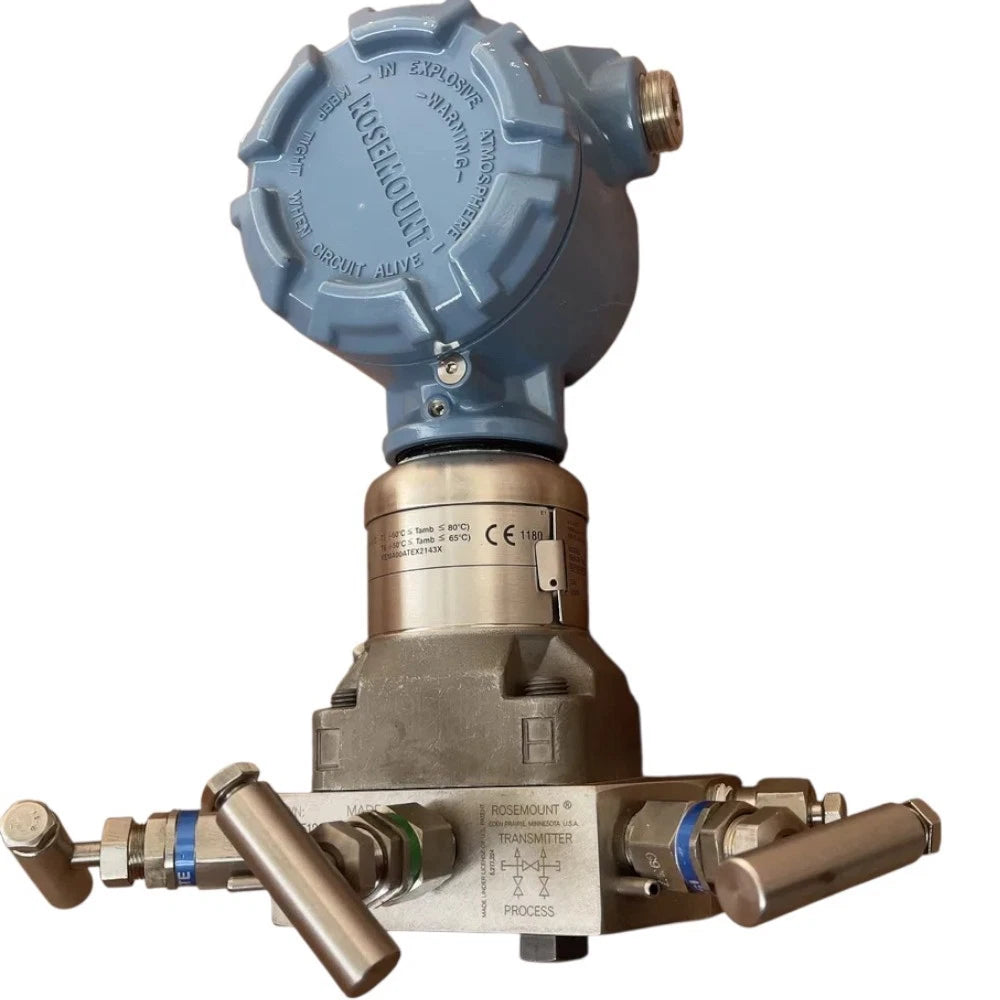 Rosemount 3051S1CD1A2E12A2AB4E1Q4 Intelligenter Drucktransmitter 2000 PSI / 138 bar + Gehäuse 300S2AAE1 + C305121124-0000, Ex d IIC, HART / FOUNDATION Feldbus