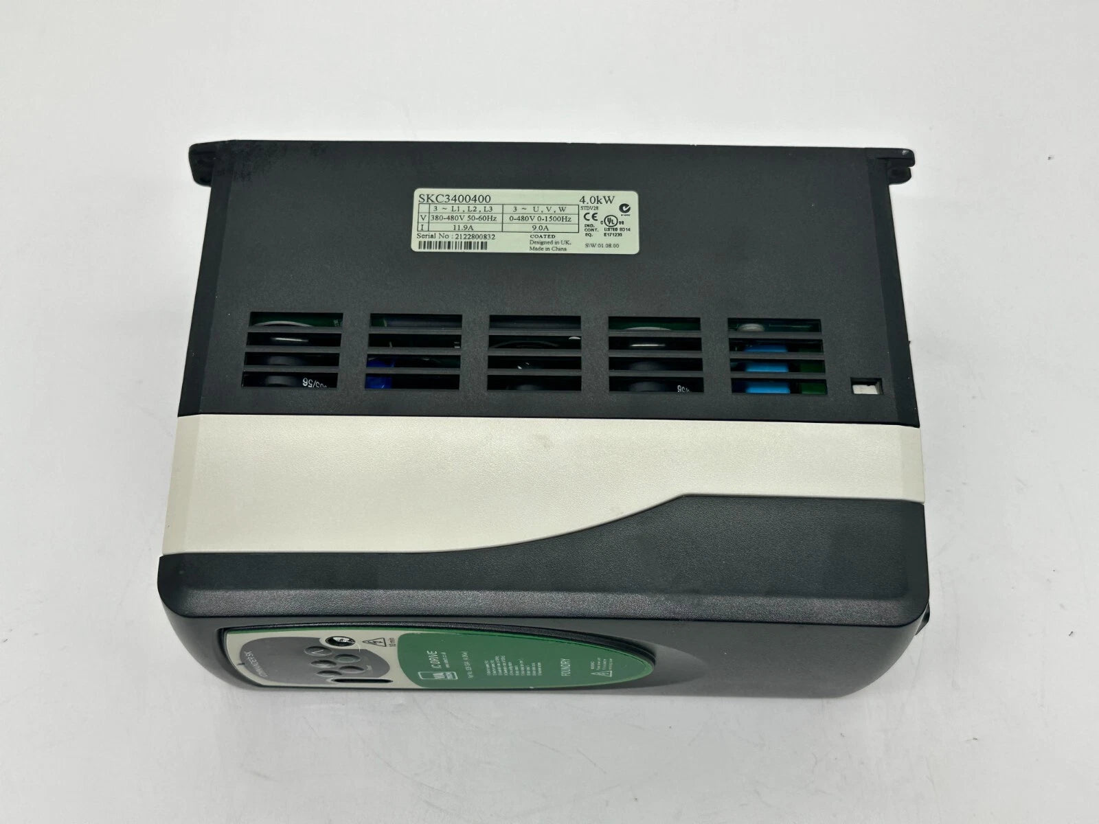 Commander SK Variable Frequency Drive (VFD) SKC3400400, 4.0kW, 3-Phase 380–480VAC Inverter