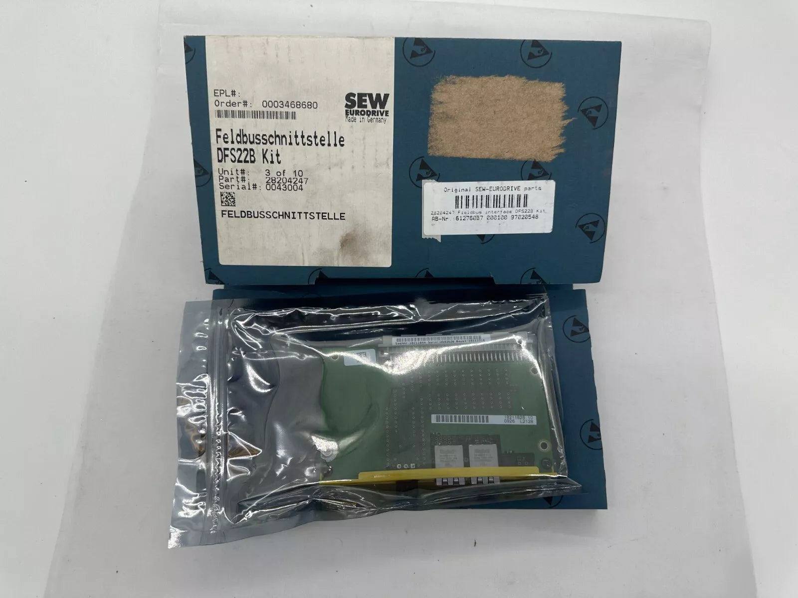 SEW-EURODRIVE DFS22B Fieldbus Interface Kit – Part No. 28204247