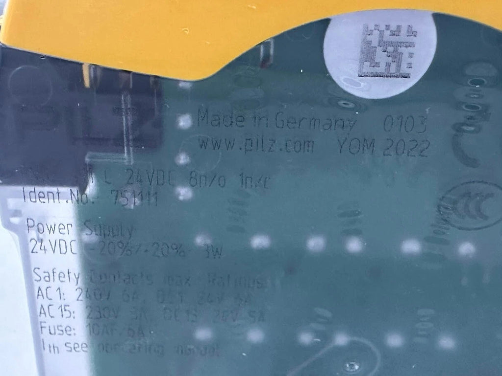 Pilz PNOZ s11 C Sicherheitsrelais | 24 VDC | Identifikationsnr. 751111