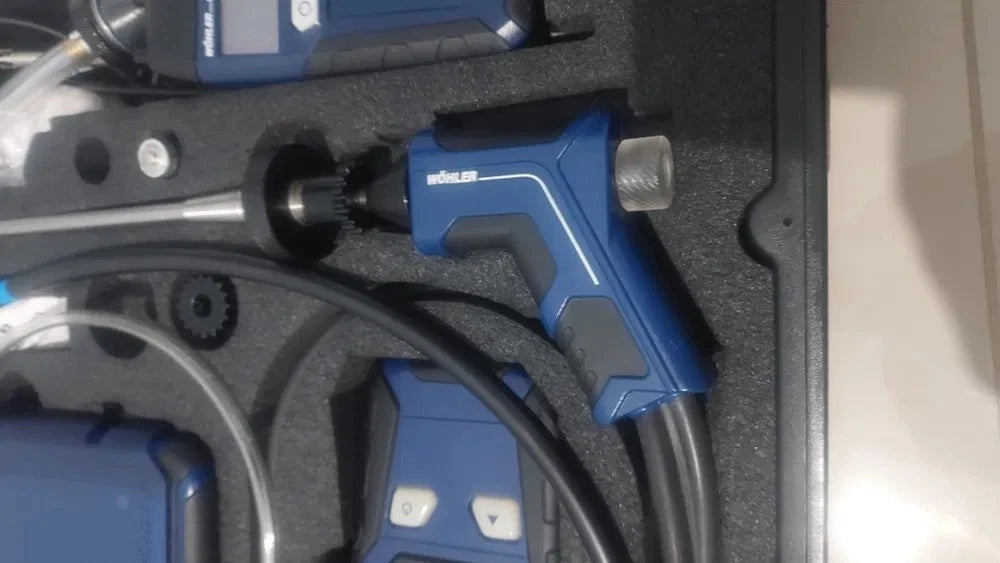 Wöhler A 550 Rauchgasanalysator-Set | O₂ CO-Verbrennungsanalyse | DM 602 + TD 100 Drucker