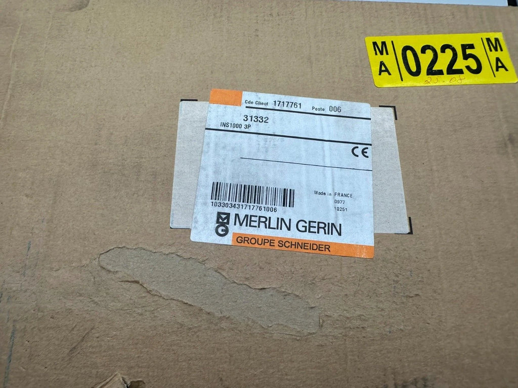Merlin Gerin INS1000 3P Lasttrennschalter 1000A | Schneider Electric 31332