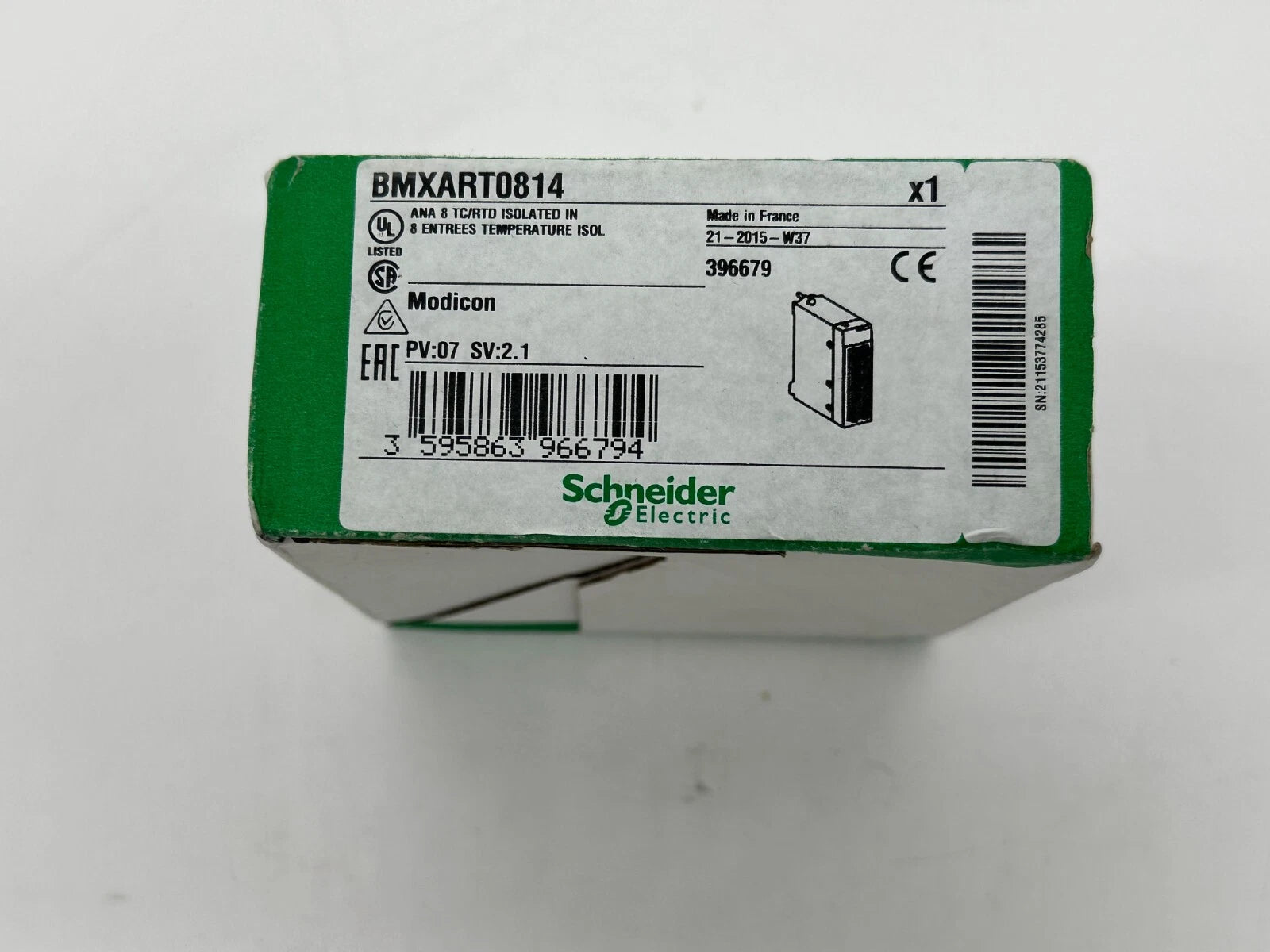 Schneider Electric Modicon BMXART0814 Analog Input Module + 2× BMXFCW301S Cables | Bundle