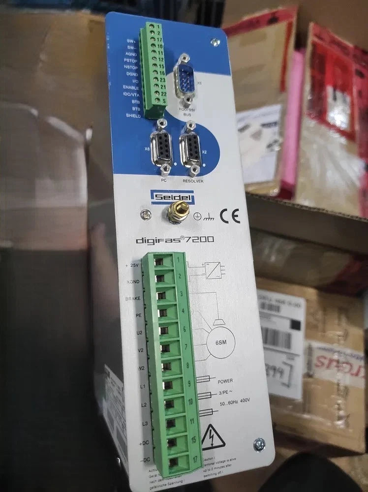 Kollmorgen Seidel digifas 7202 Servo Drive – 3x400V, 1.7kVA, 2.8A, IP20