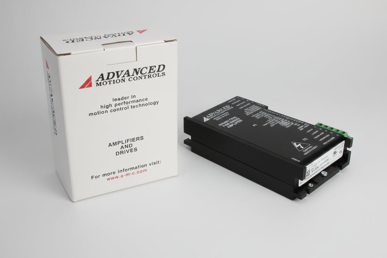 Advanced Motion Controls Brush Type PWM Servo Amplifier – 40–190VDC, 20A Peak, 1.8kW