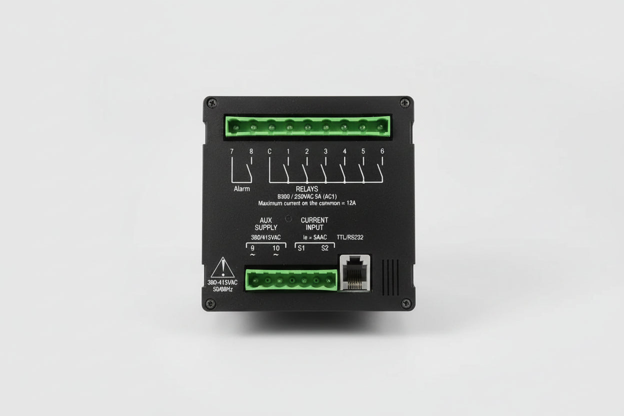 Lovato DCRK7 Digital Power Factor Controller | 7-Step PFC Relay | 380–415 VAC
