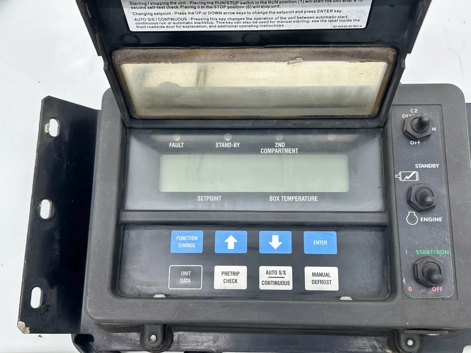 Controlador de cabina Carrier MAXIMA 12-00513-00 | Panel de control de la unidad de refrigeración, sistema refrigerado