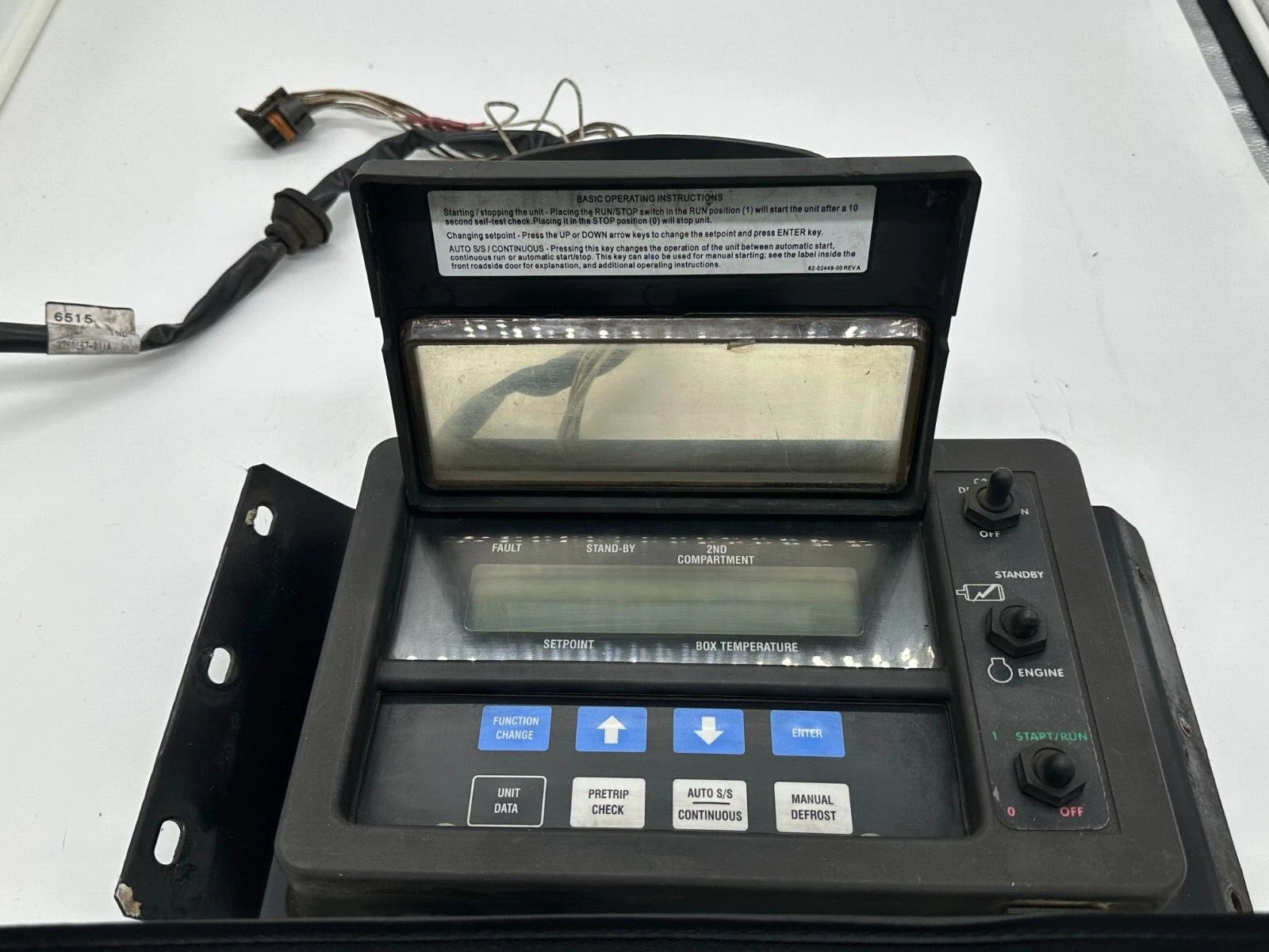 Controlador de cabina Carrier MAXIMA 12-00513-00 | Panel de control de la unidad de refrigeración, sistema refrigerado