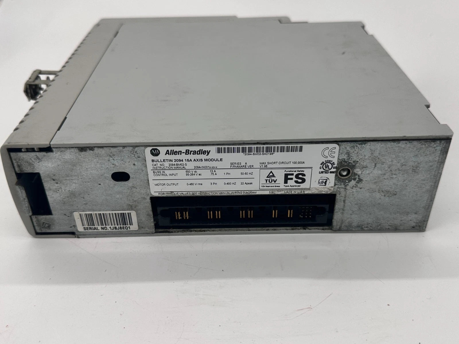 Allen-Bradley Kinetix 6000 Servo Drive 2094-BM02-S | 15A Axis Module, 400–460V, Series A