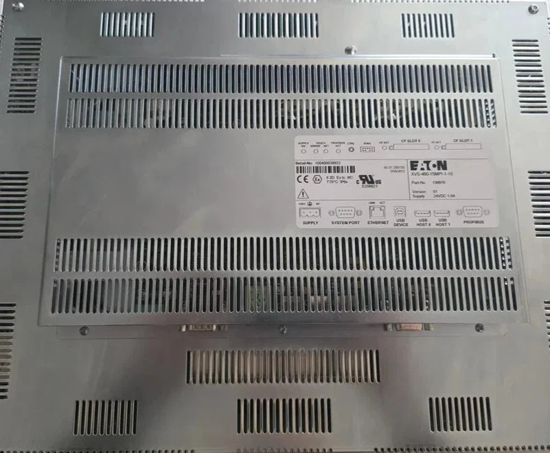 Panel táctil HMI Eaton XVS-460-15MPI-1-10 – N.º de pieza 139976 – 24 V CC – Ethernet/USB/PROFIBUS