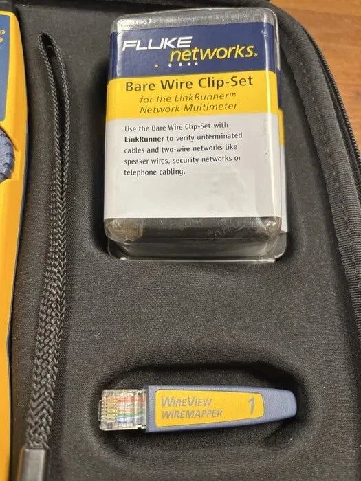 Comprobador de red LinkRunner Pro de Fluke Networks + Kit de sonda IntelliTone Pro 200 | Diagnóstico de cables y redes