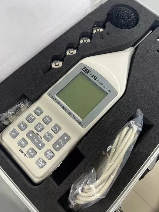 TES-1358 Sound Level Meter 1/1 & 1/3 Octave Band Real Time Analyzer