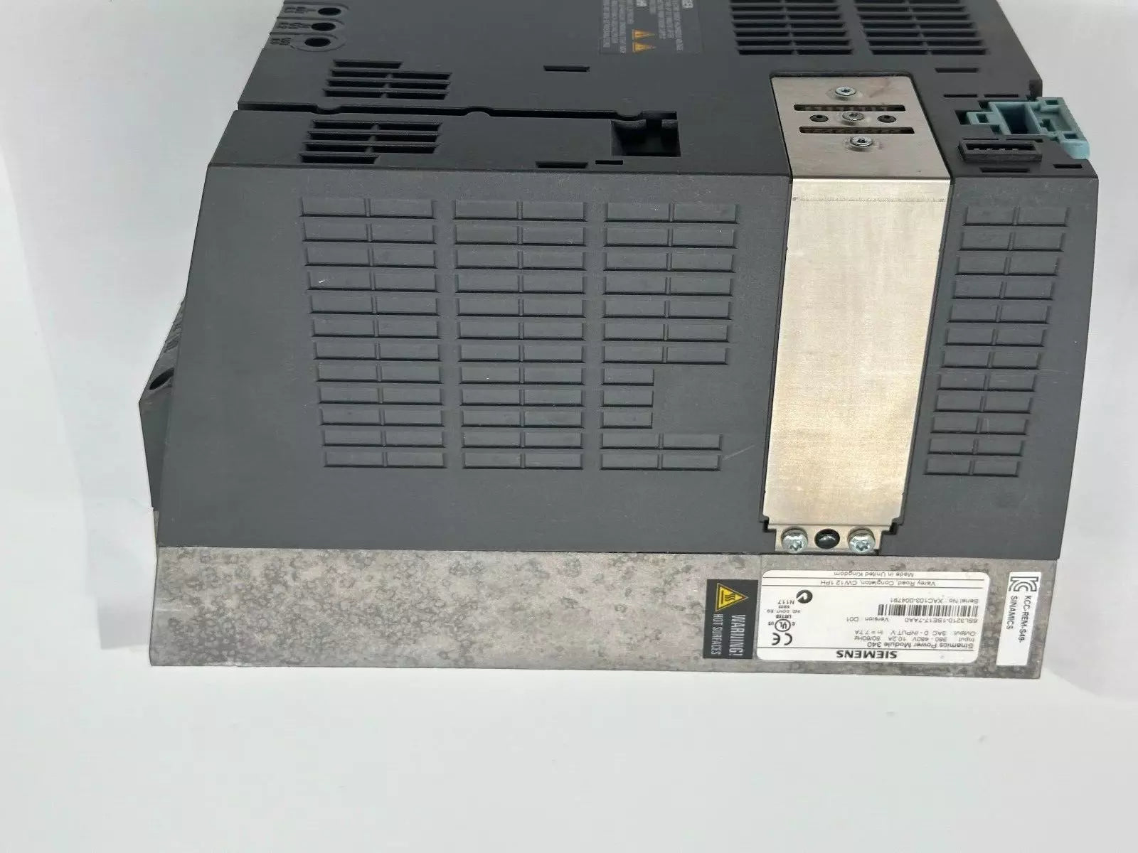 Siemens SINAMICS S120 Power Module 340 6SL3210-1SE17-7AA0