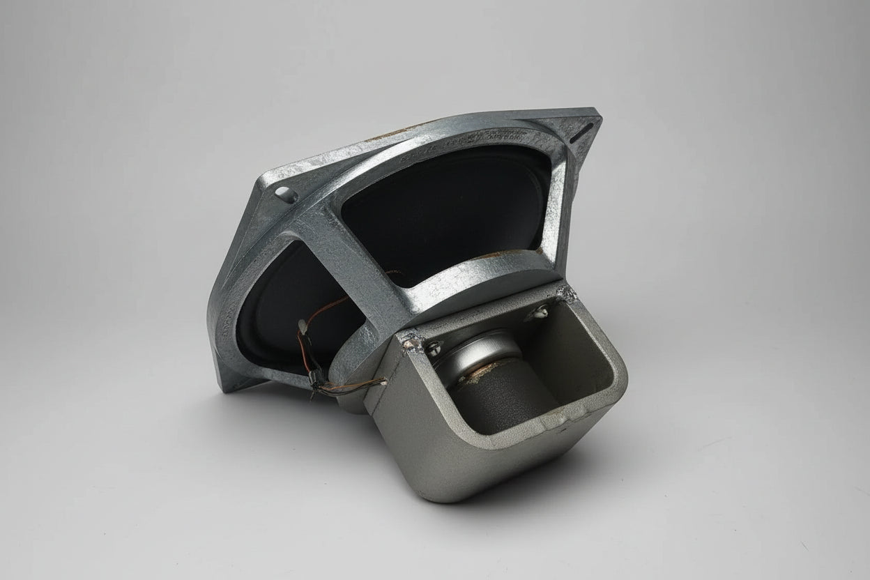 Woofer vintage de la URSS 8GD-1-25, altavoz Alnico de 8 Ω y 8 W, controlador de audio soviético GOST 9010-73