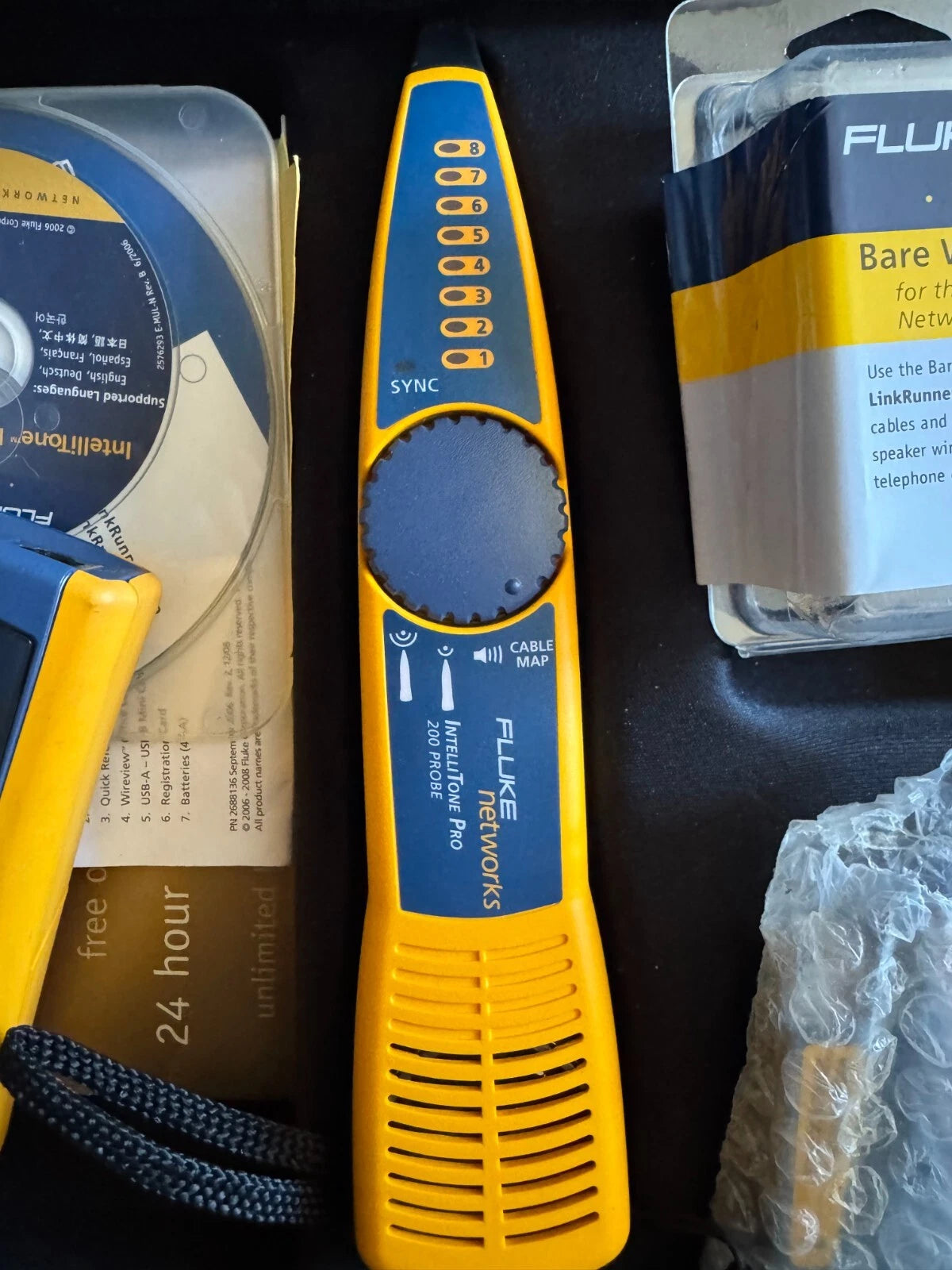 Fluke Networks LinkRunner Pro Network Tester + IntelliTone Pro 200 Probe Kit | Cable & Network Diagnostics