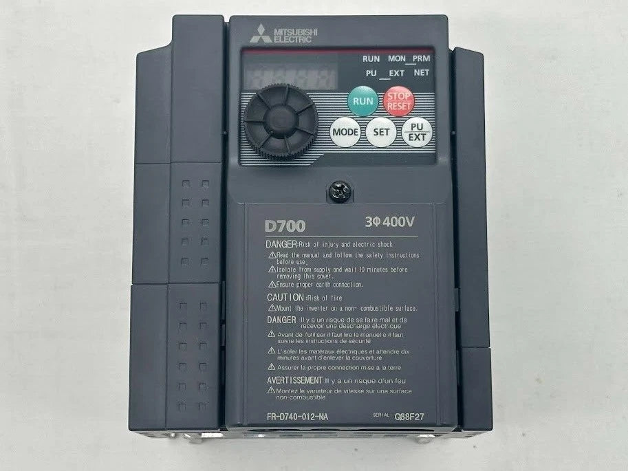 Mitsubishi Electric FR-D740-012-NA Compact Inverter (D700 Series) – 3-Phase 400 V