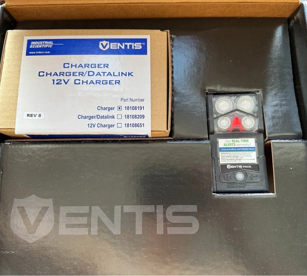 Industrial Scientific Ventis Pro5 Multi Gas Detector NH3 H2S CO O2 ATEX IECEx