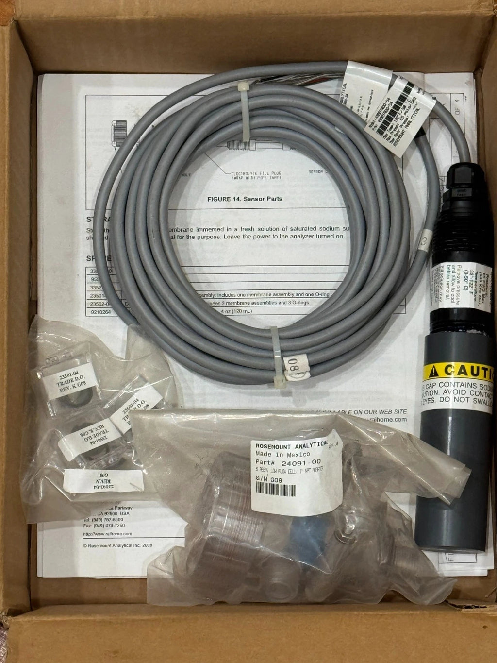 Rosemount Analytical 499ATRDO-54 Spuren-Sauerstoffsensor