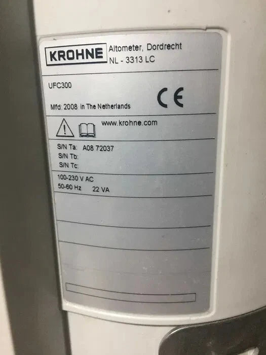KROHNE UFC 300 Signal Converter – 100-230VAC – Flowmeter Transmitter