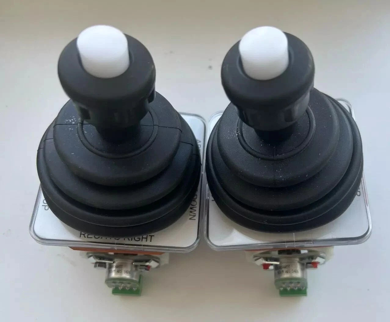 NMF Deck Crane Right & Left Joystick Control Set – Marine Crane Operator Control