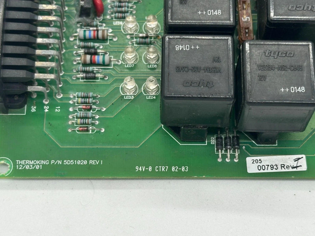 Placa de control Thermo King 5D51020 (Rev 1)