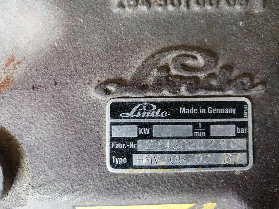 Linde HMV105-02 Hydraulic Variable Displacement Pump 234G020290 Germany