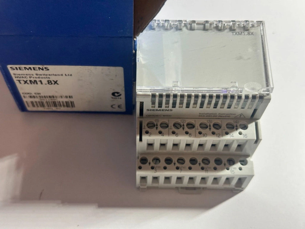 Siemens TXM1.8X HVAC I/O Module | 8x Inputs / Outputs | TX-I/O Series