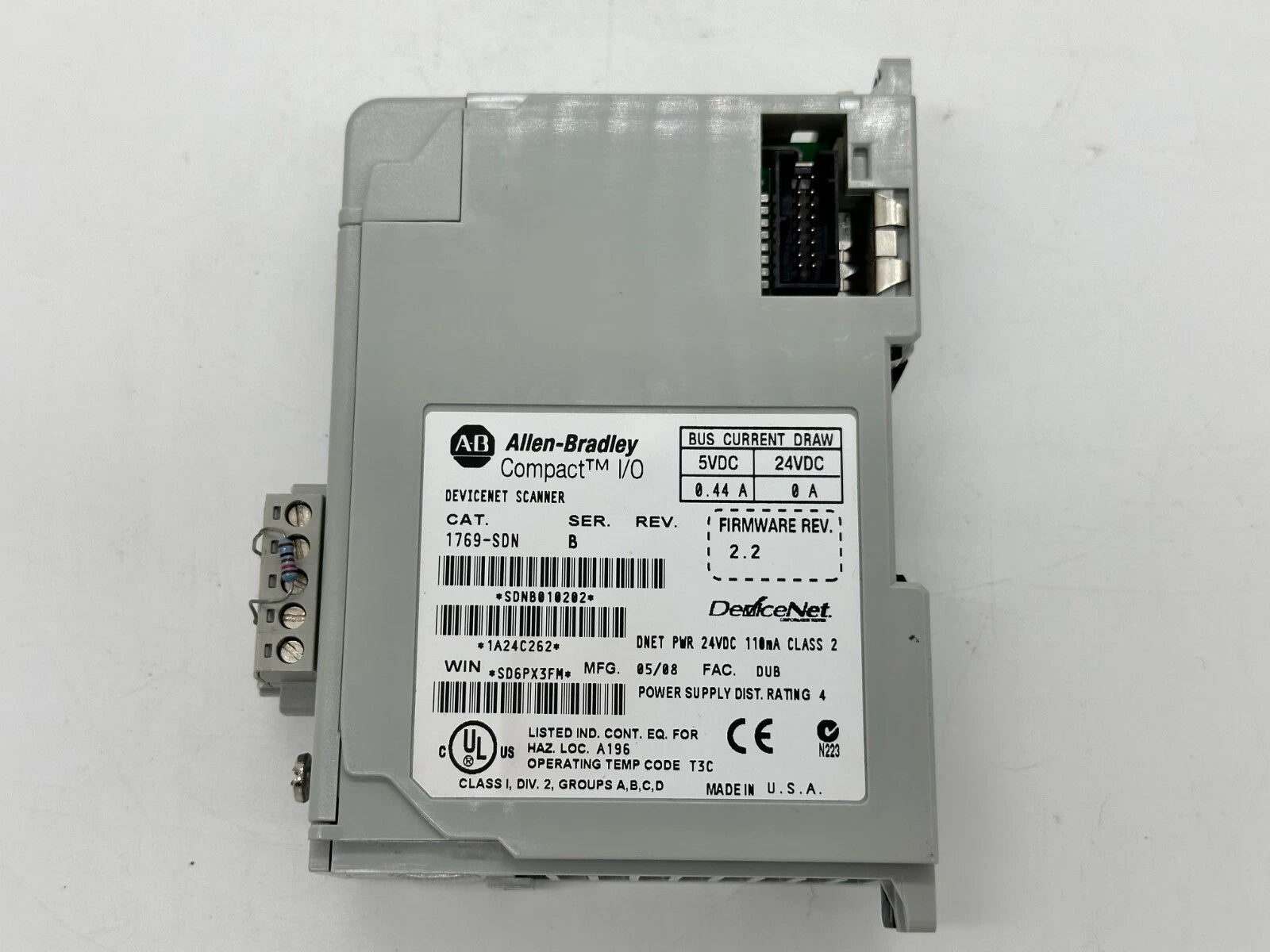 Allen Bradley 1769-L32E SER A/ 1769-IQ16/1769-OB8/1769-SDN SER B/ 1769-IQ32T
