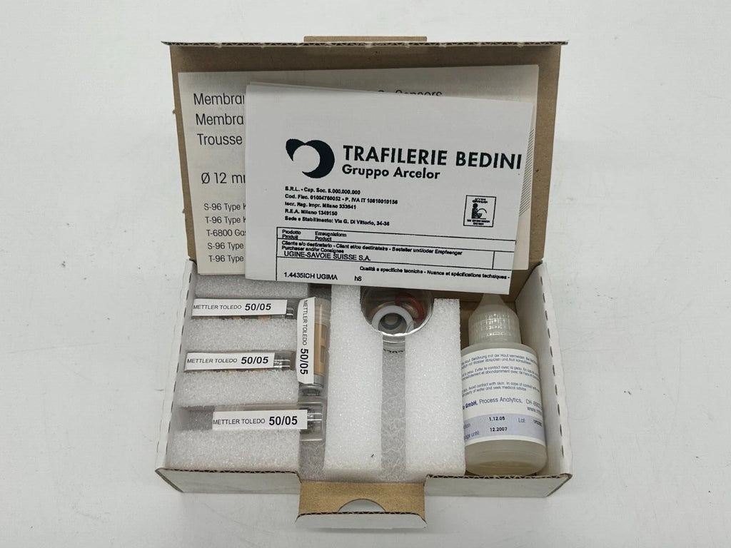 Mettler Toledo O2-Membran-Kit T 96 3.1 B – Sauerstoffsensor-Membran-Kit (P/N 52200024)
