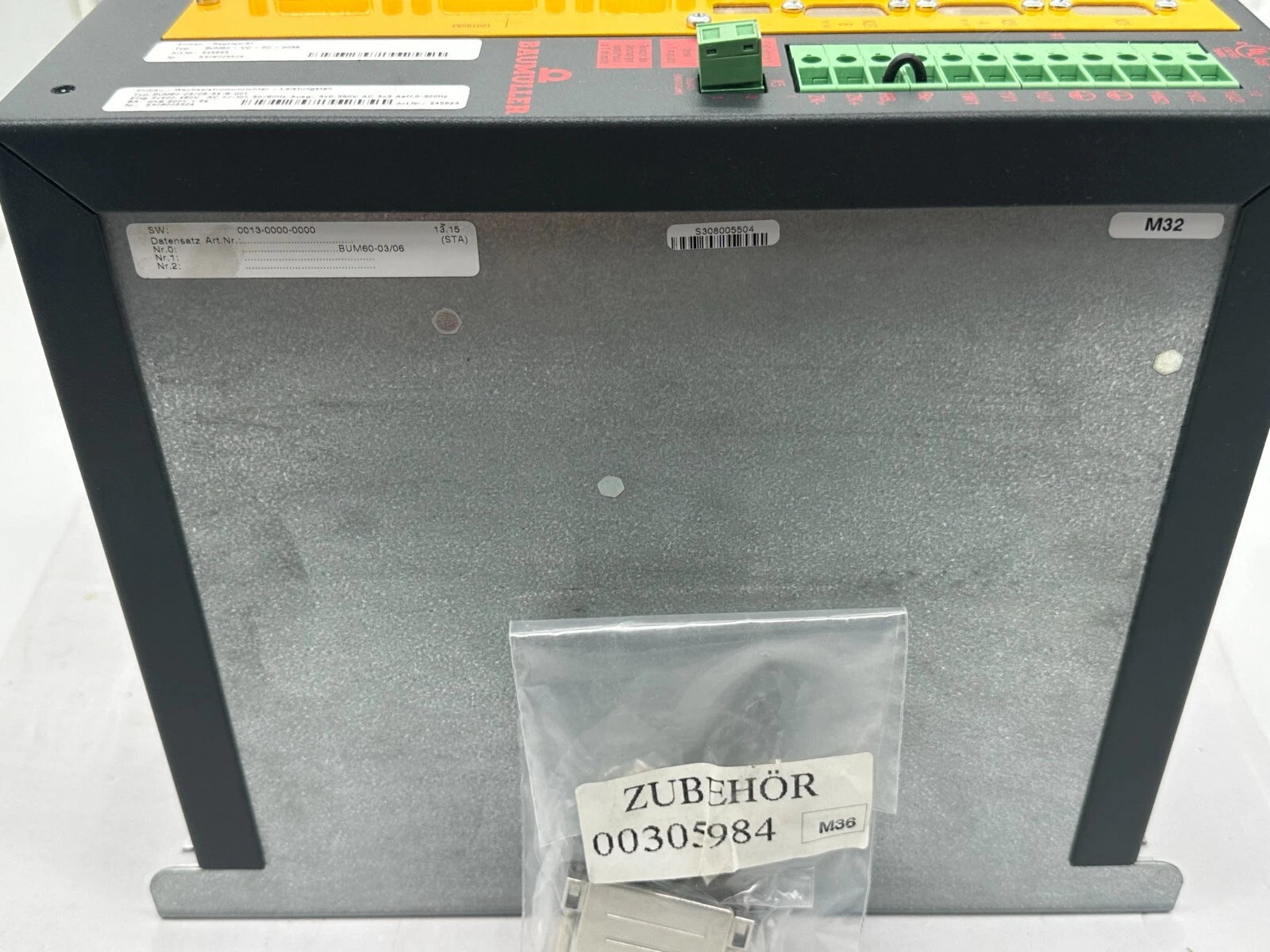 Baumüller BUM60 Servo Drive BUM60-VC-OC-0036 + Power Module BUM60-03/06-54-B-001 | 3×400–480 V