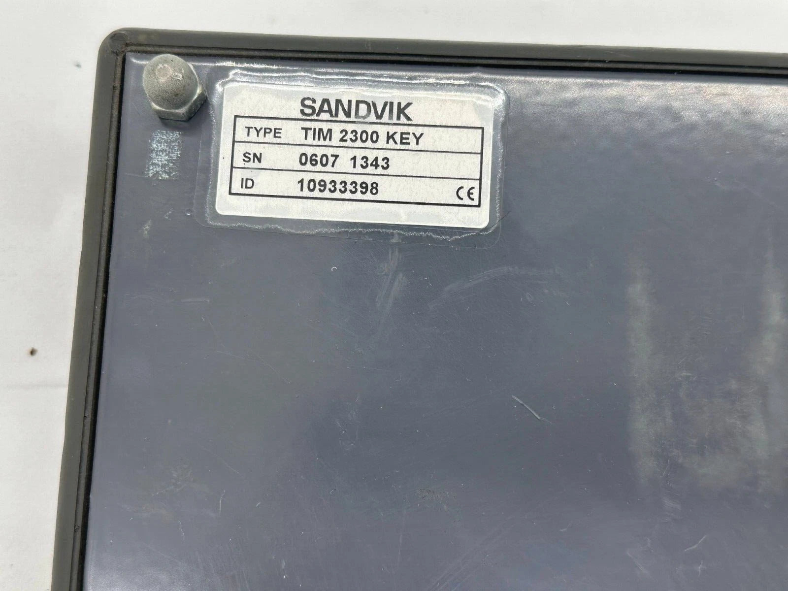 Sandvik TIM 2300 KEY Display Unit – Operator Interface Module – ID 10933398