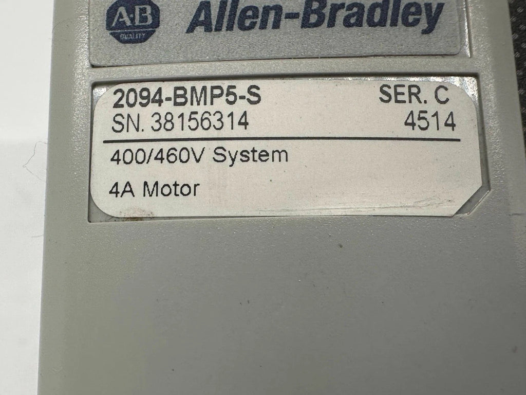 Servoaccionamiento Allen‑Bradley Kinetix 6000 2094-BMP5-S Serie C | 400/460 V | Módulo de eje de 4 A