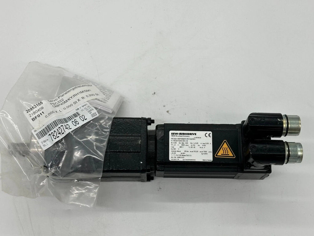 SEW-EURODRIVE PSC222 CMP40M/KY/RH1M/SM1 Servo Planetary Gearmotor i=21.00 IP65 400V