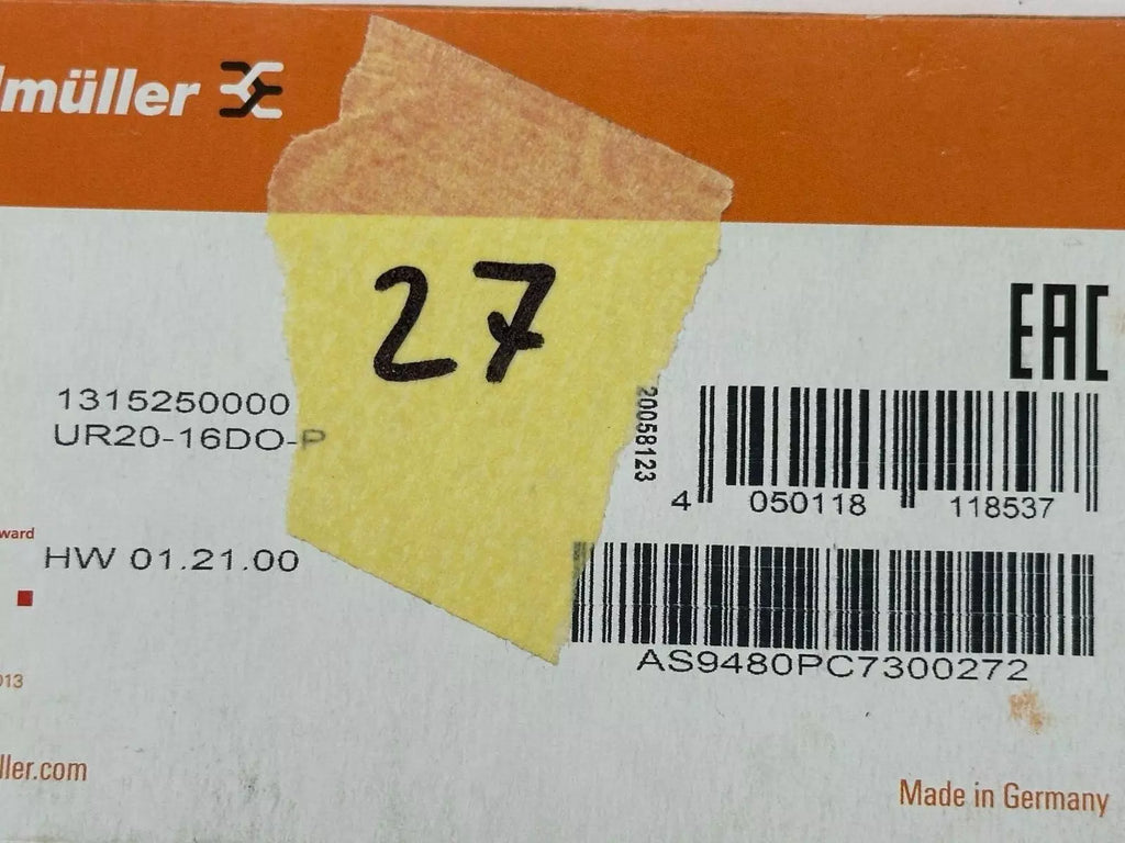 Weidmuller module UR20-16DO-P 1315250000