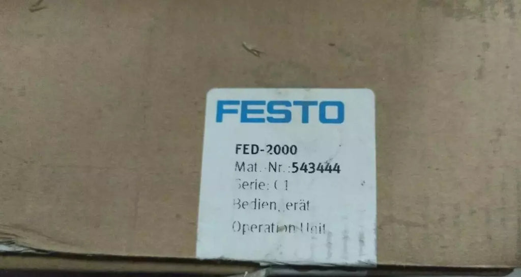 Panel de operador HMI Festo FED-2000 – 24 V CC – N.º de mat. 543444 – Pantalla táctil industrial