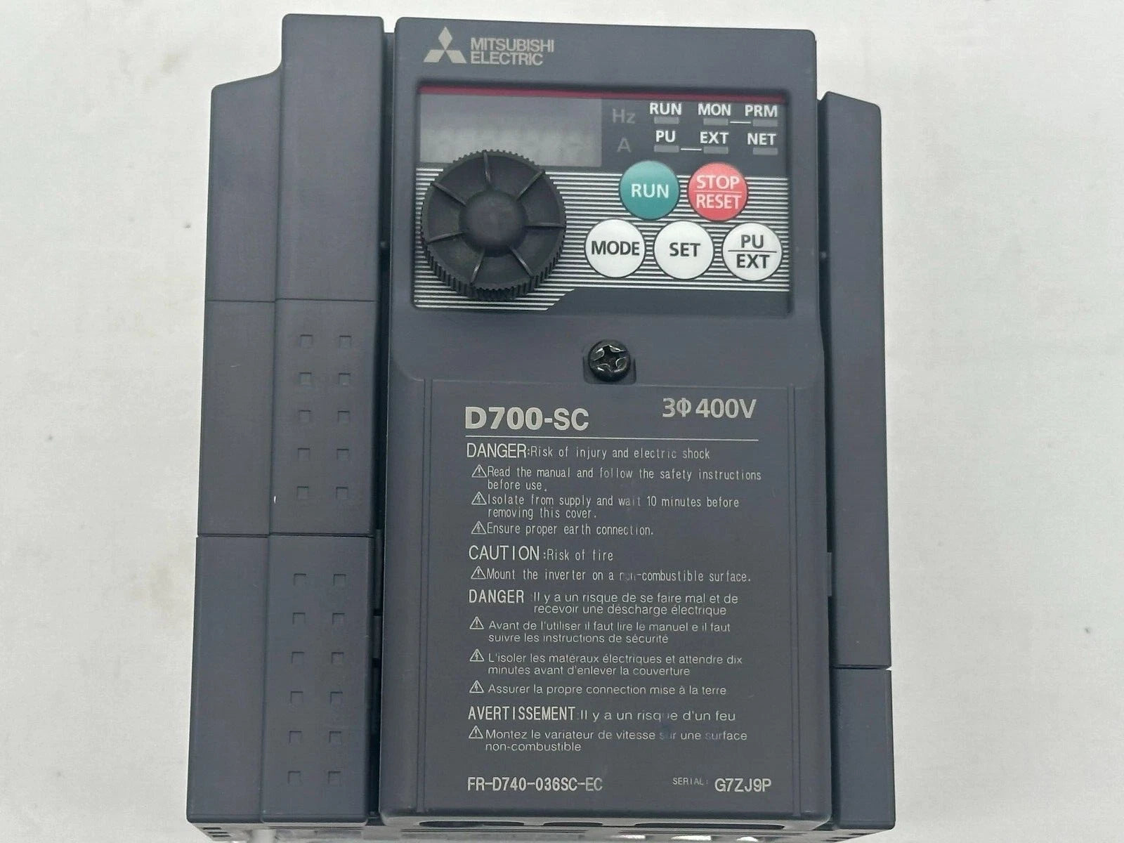 Mitsubishi Electric FR-D740-036SC-EC Inverter – D700-SC Series, 3-Phase 400 V