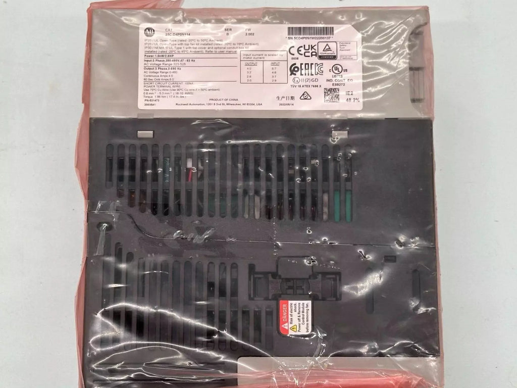 Allen Bradley 25C-D4P0N114 Ser.B PowerFlex 527 2HP AC-Antriebs-Wechselrichter 