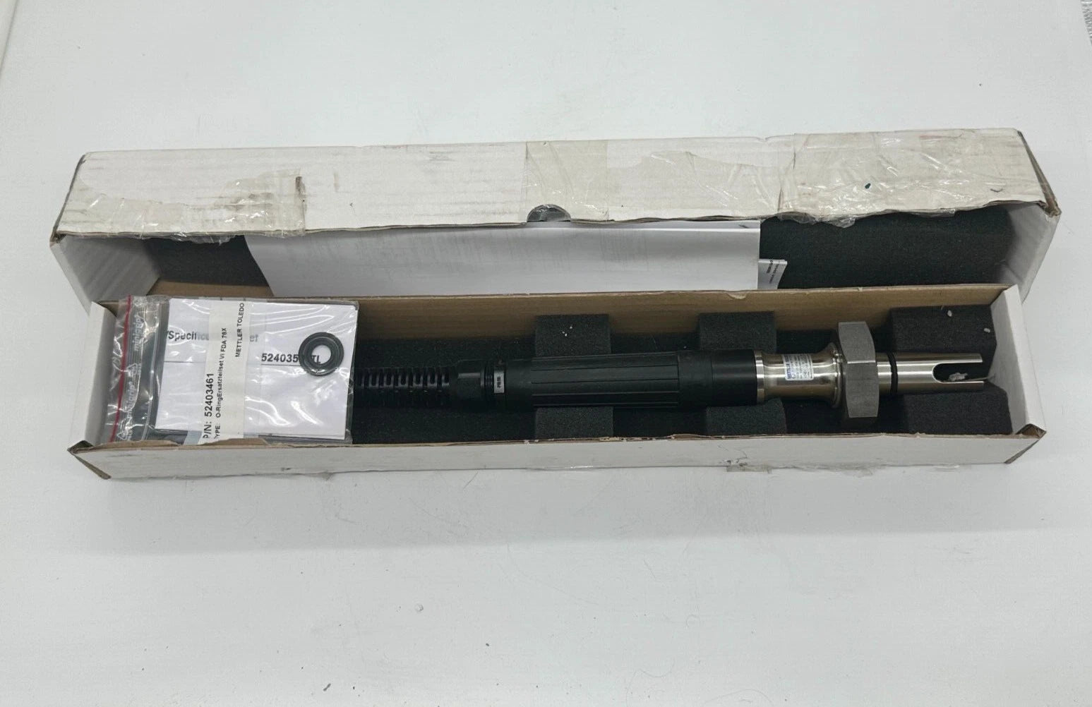 Mettler Toledo InFit 761 Einsteckgehäuse – Sensorhalter aus Edelstahl für die Prozessanalytik (P/N 007613042 IG)