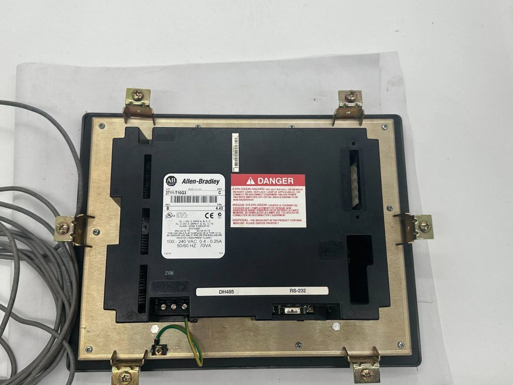 Allen-Bradley PanelView 1000 HMI 2711-T10G3 | Terminal de operador con pantalla táctil, Serie C / Rev. B
