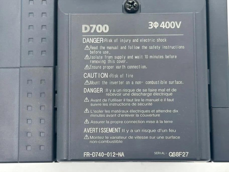 Mitsubishi Electric FR-D740-012-NA Compact Inverter (D700 Series) – 3-Phase 400 V