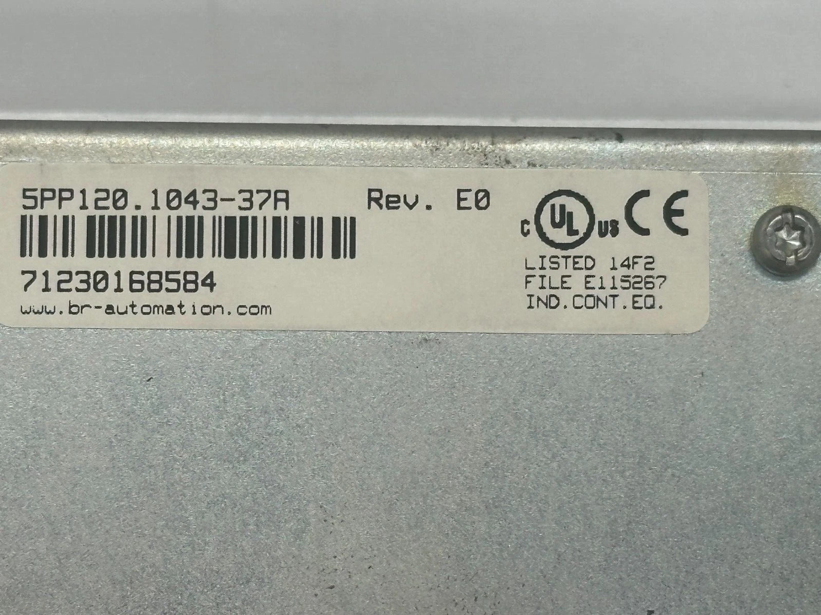 B&R PowerPanel 5 5PP120.1043-37A Panel táctil HMI industrial, Ethernet, USB, COM, 24 VCC