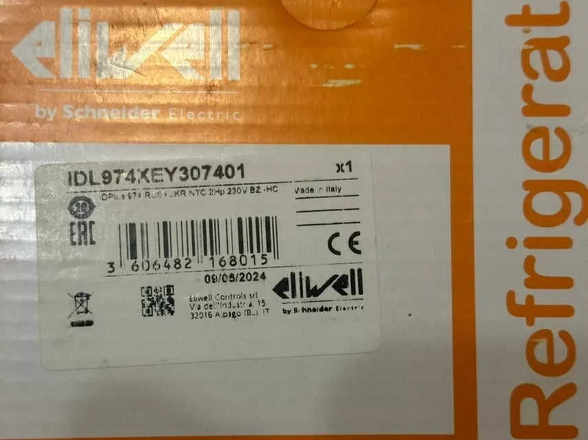 Controlador de temperatura digital Eliwell IDPlus 974-HC, 230 V CA, control de refrigeración (IDL974XEY307401)