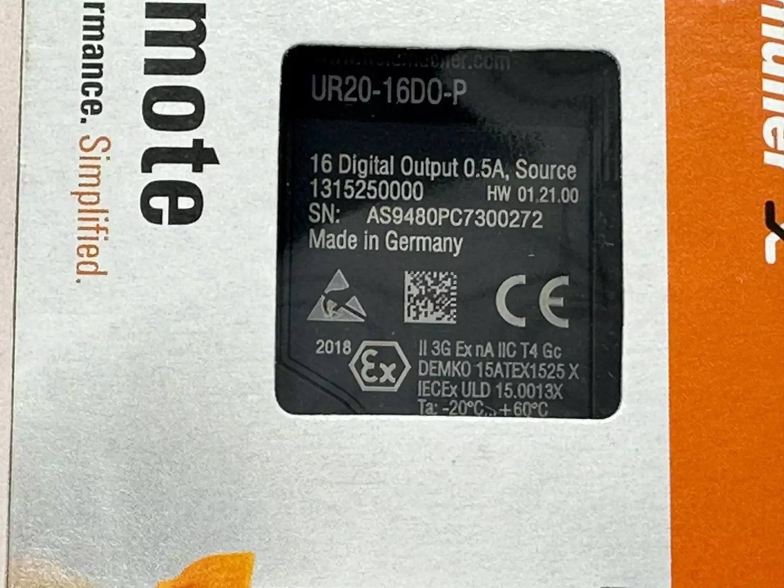 Weidmuller module UR20-16DO-P 1315250000