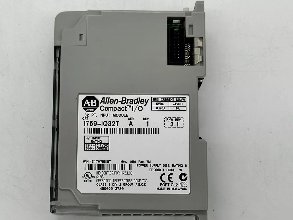 Allen Bradley 1769-L32E SER A/ 1769-IQ16/1769-OB8/1769-SDN SER B/ 1769-IQ32T