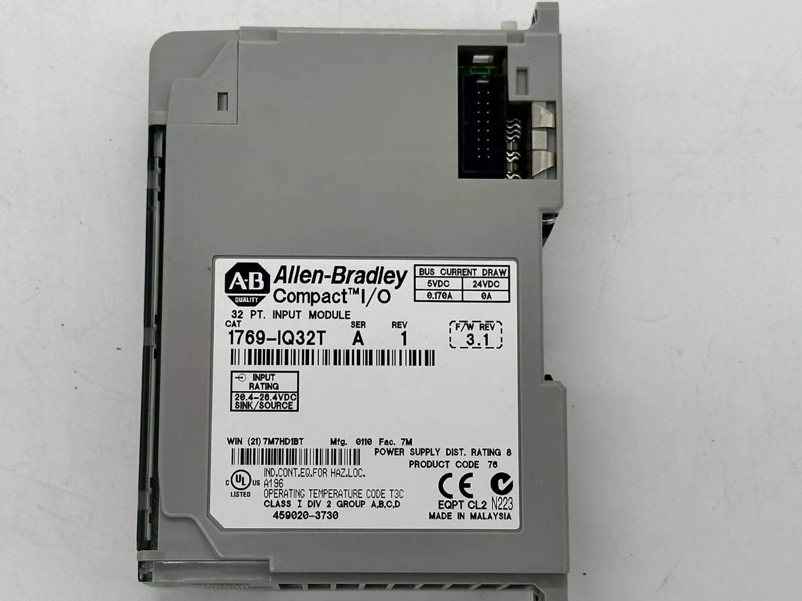 Allen Bradley 1769-L32E SER A/ 1769-IQ16/1769-OB8/1769-SDN SER B/ 1769-IQ32T